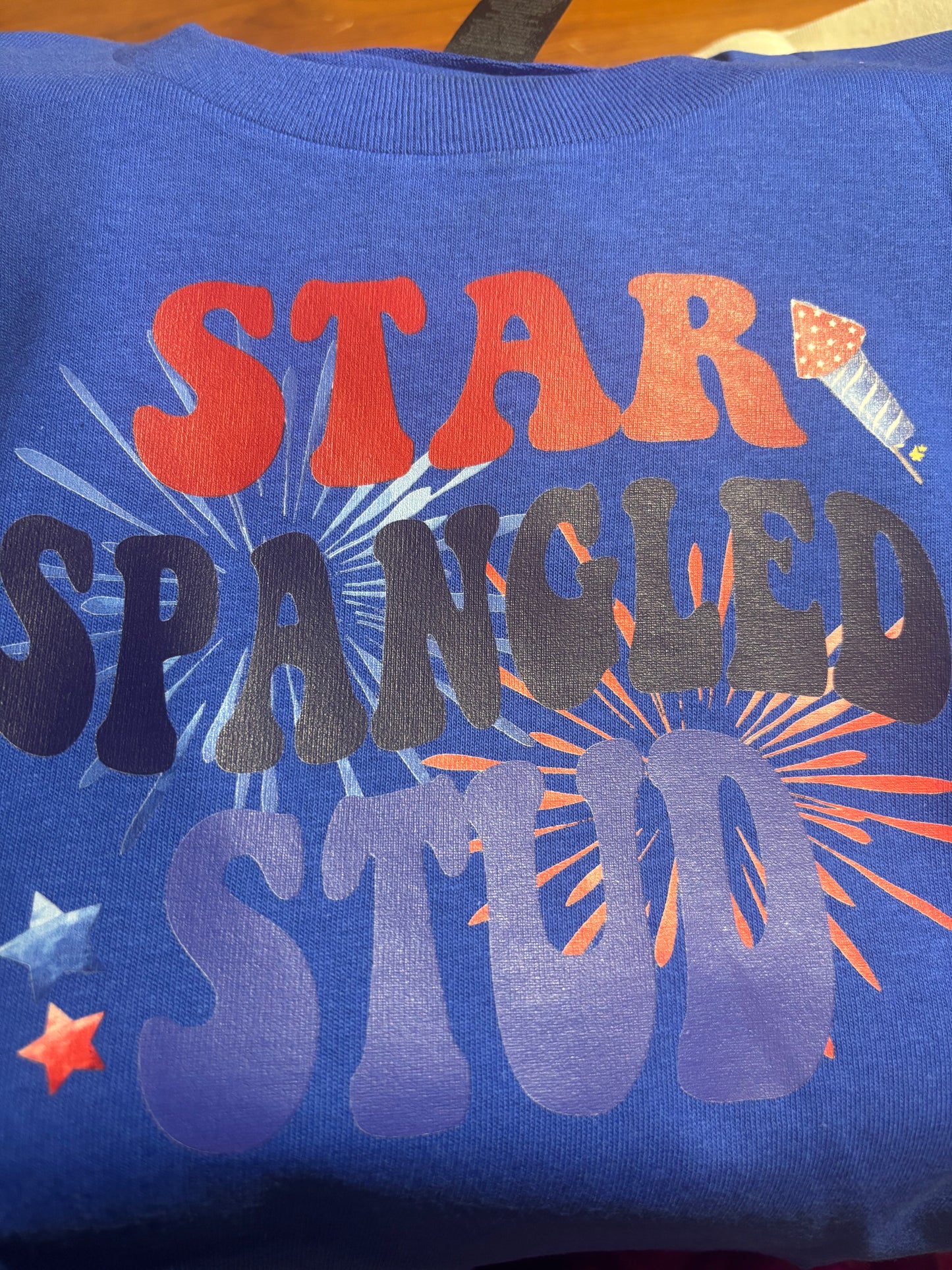 Star Spangled Stud Toddler Tee